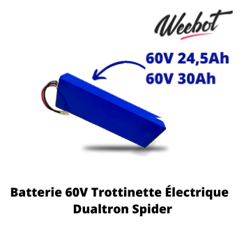 batterie interne compatible trottinette electrique dualtron spider 2 60v weebot minimotors original pas cher
