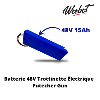 batterie trottinette electrique futecher gun originale 48v 15ah pas cher