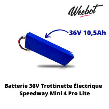Batterie trottinette electrique speedway mini 4 pro 36v 10ah weebot