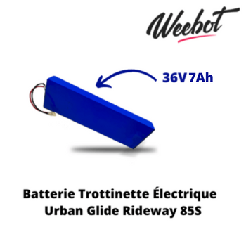 batterie interne trottinette electrique urbanglide rideway 85s plus 36v pas cher