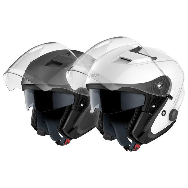 Casque moto scooter jet SENA Outstar Bluetooth casque avec systeme