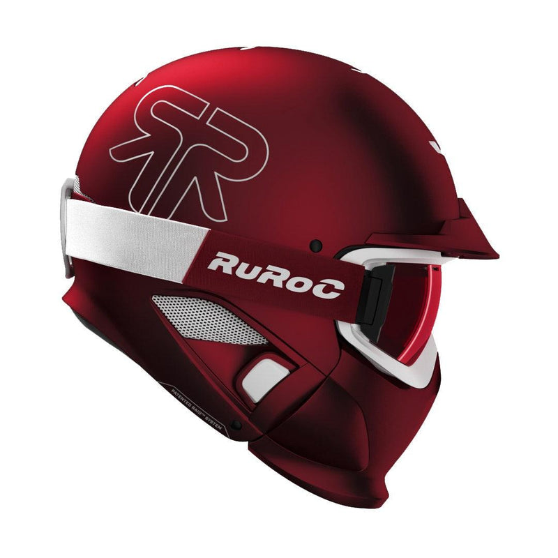 casque ruroc rg1 dx magma rouge