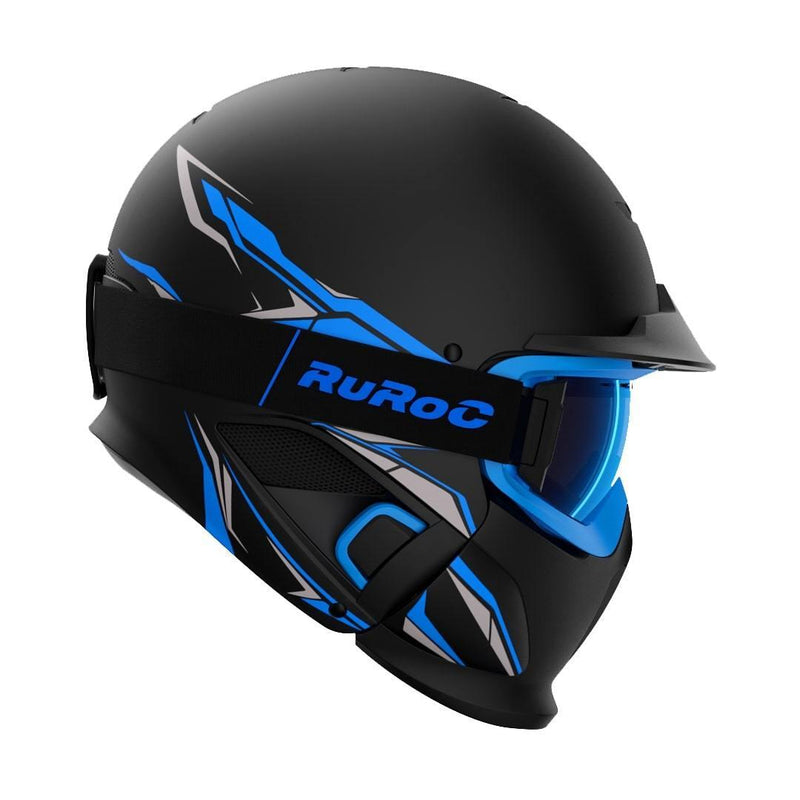 casque ruroc rg1 dx chaos ice noir bleu