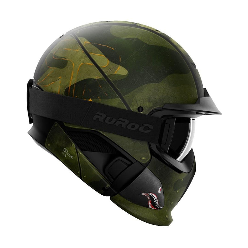 casque ruroc rg1 dx spitfire vert kaki
