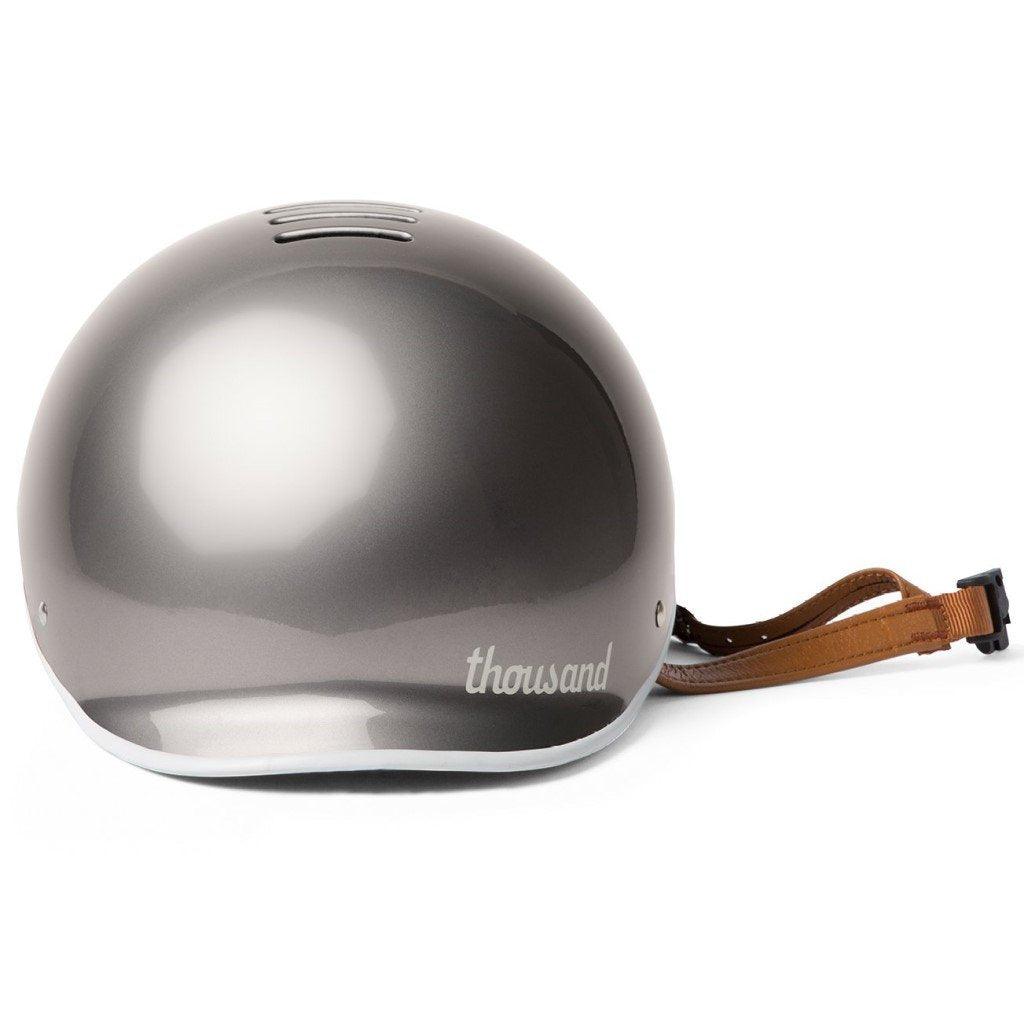 casque thousand metallic titanium visiere
