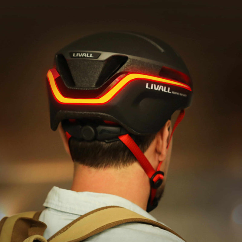 Livall EVO21 ultra-connected flashing helmet for electric scooters