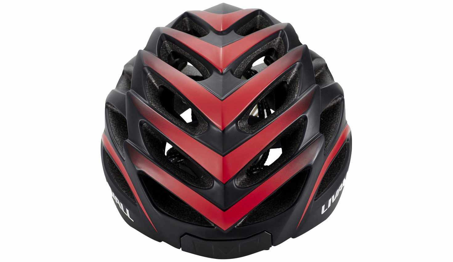 Casque velo rouge et noir clearance