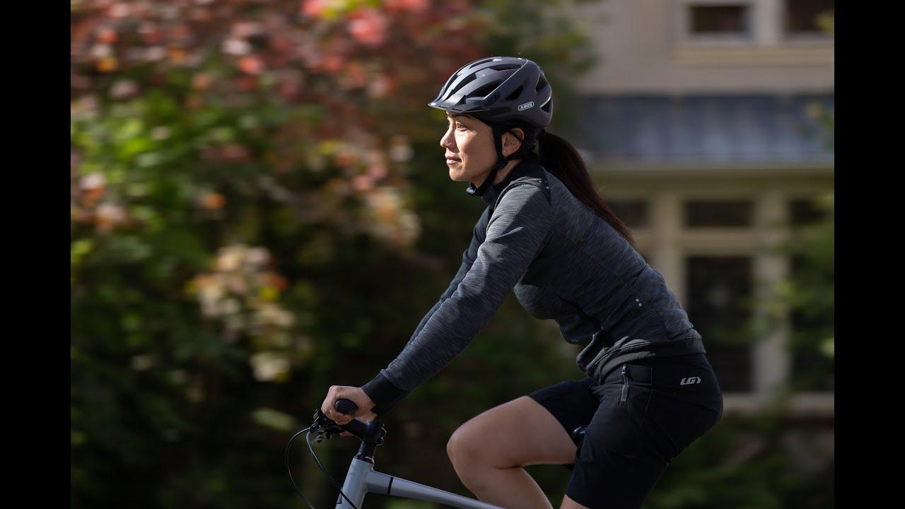 Casque de vélo ABUS URBAN - I 3.0 Velvet Black avec LED Arrière - Weebot