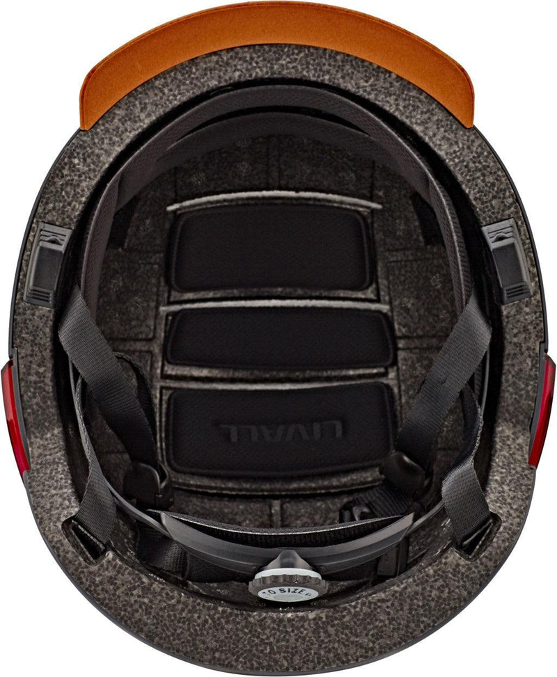 casque velo livall bh51t gris interieur