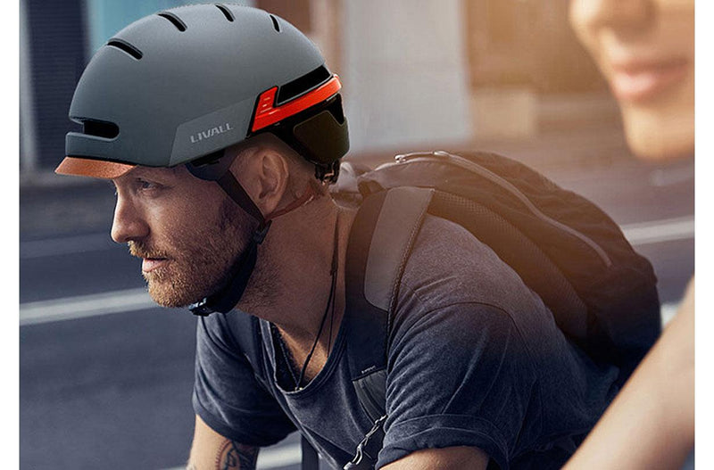 Livall BH51T Gray Connected Helmet Bike and Skate
