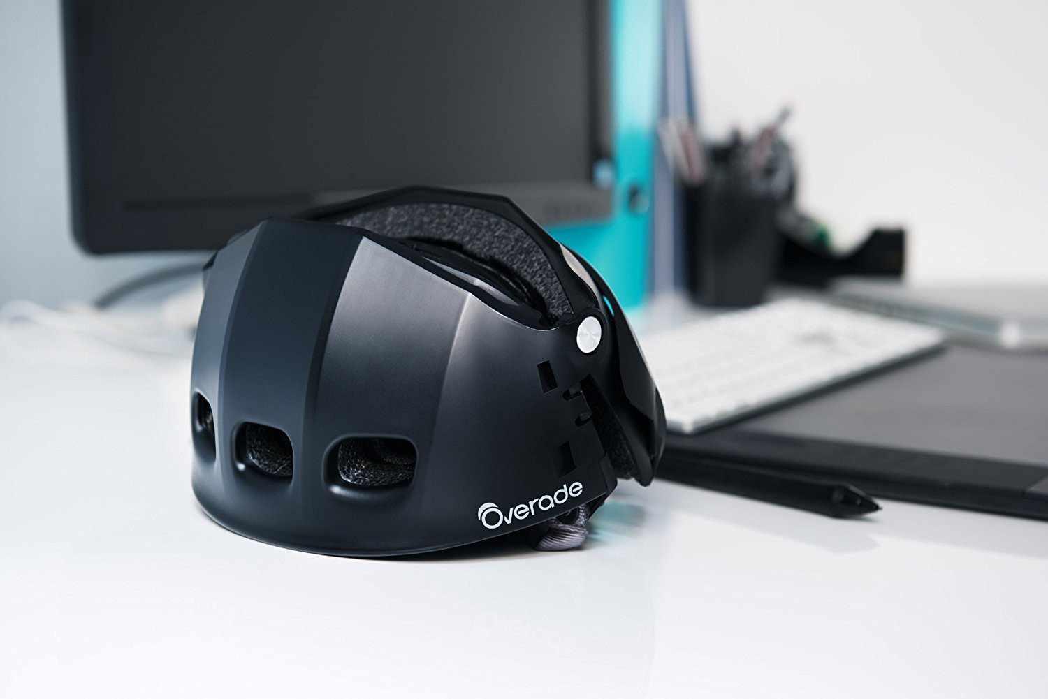 Casque Vélo Pliant Overade Plixi Fit Noir - Weebot