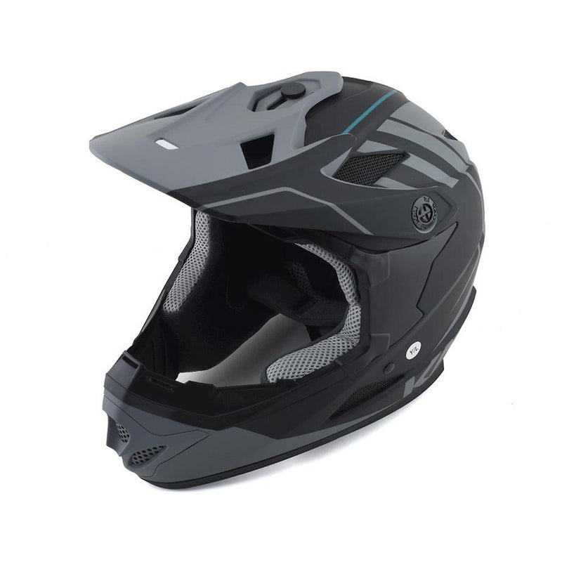 casque vtt integral kali zoka eon gris noir mat pas cher