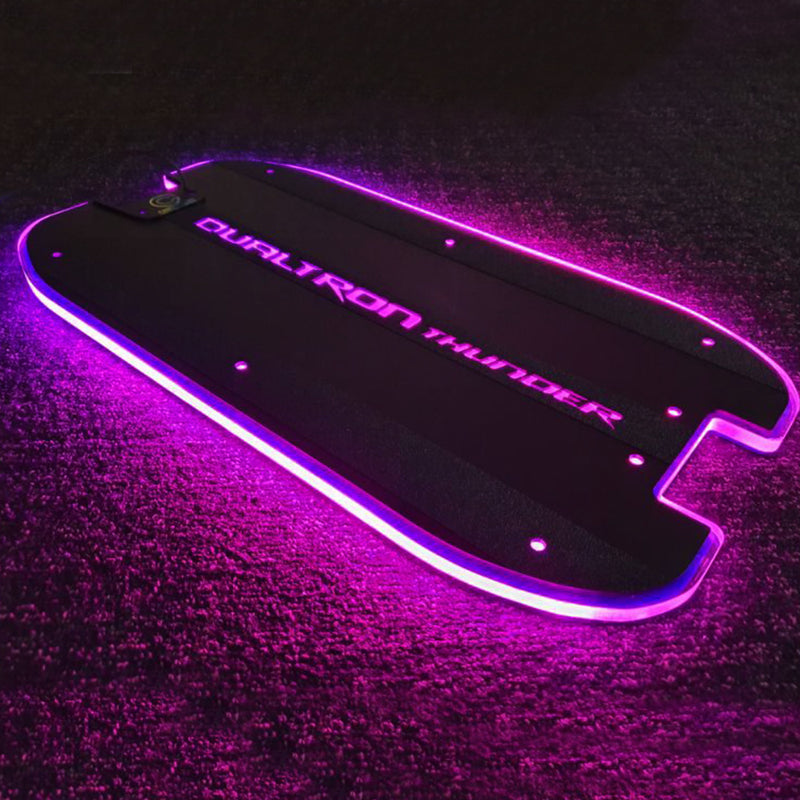 deck lumieux trottientte electrique dualtron thunder 3d carbonrevo violet
