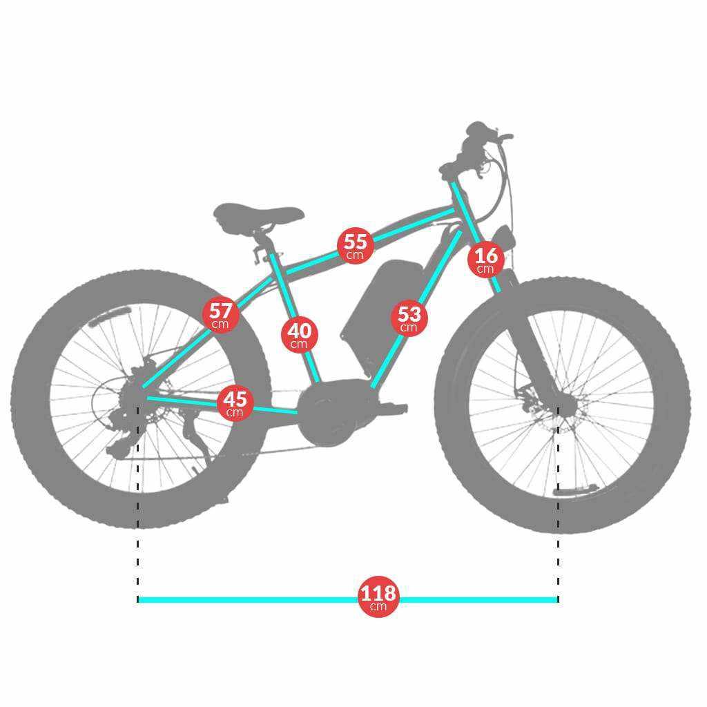 Weebike MTB Electric Bike Le Cross Black