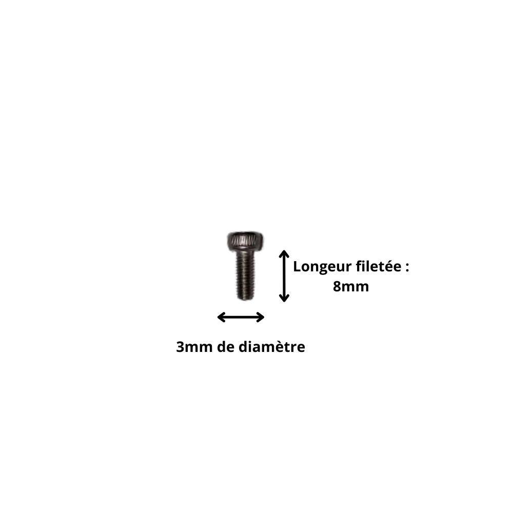 dimensions vis m3x8