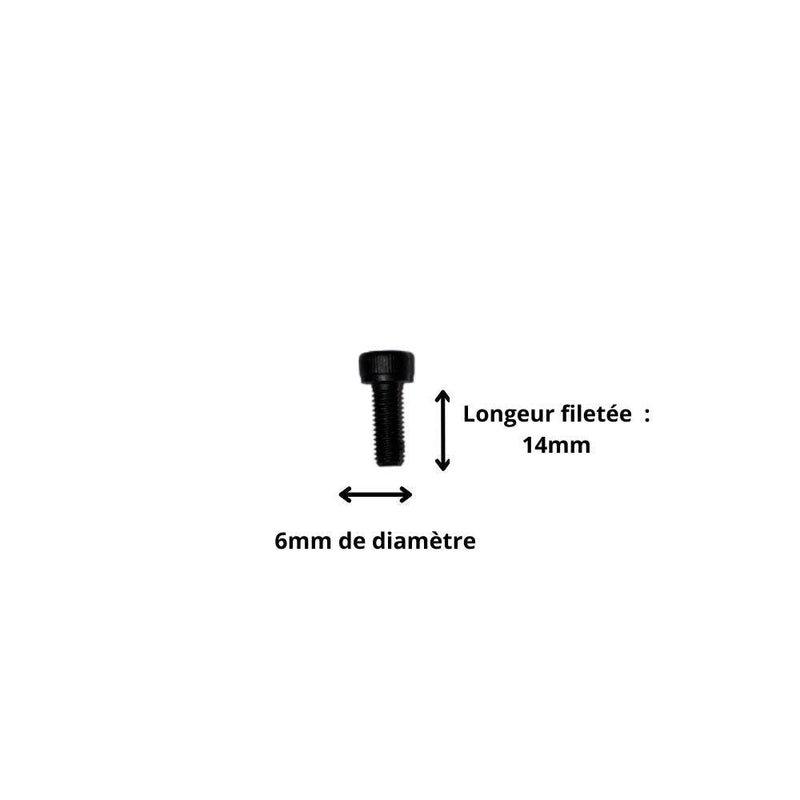 dimensions vis m6x14 tête cylindrique 