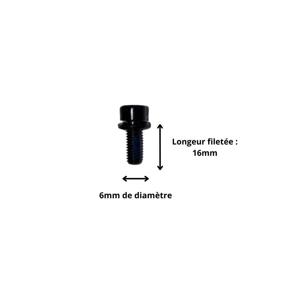 dimensions vis m6x16 tête cylindrique 