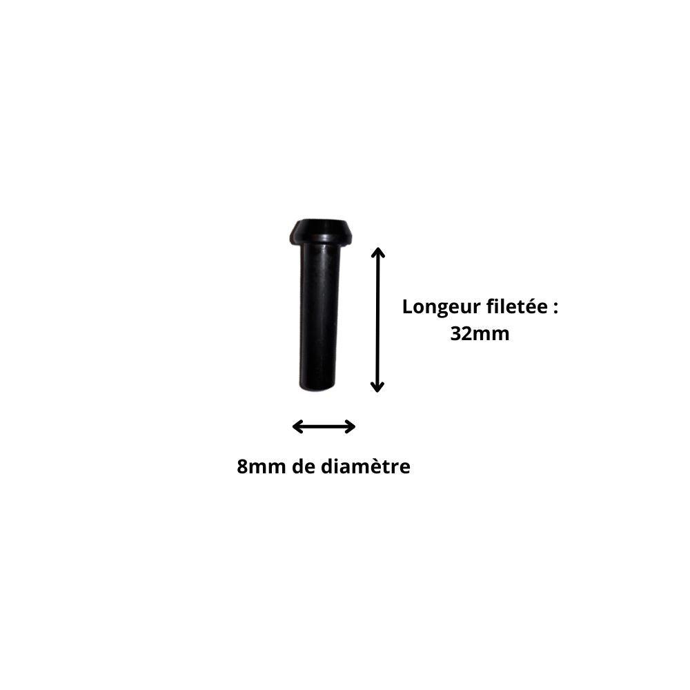 dimensions entretoise m8x32 creux