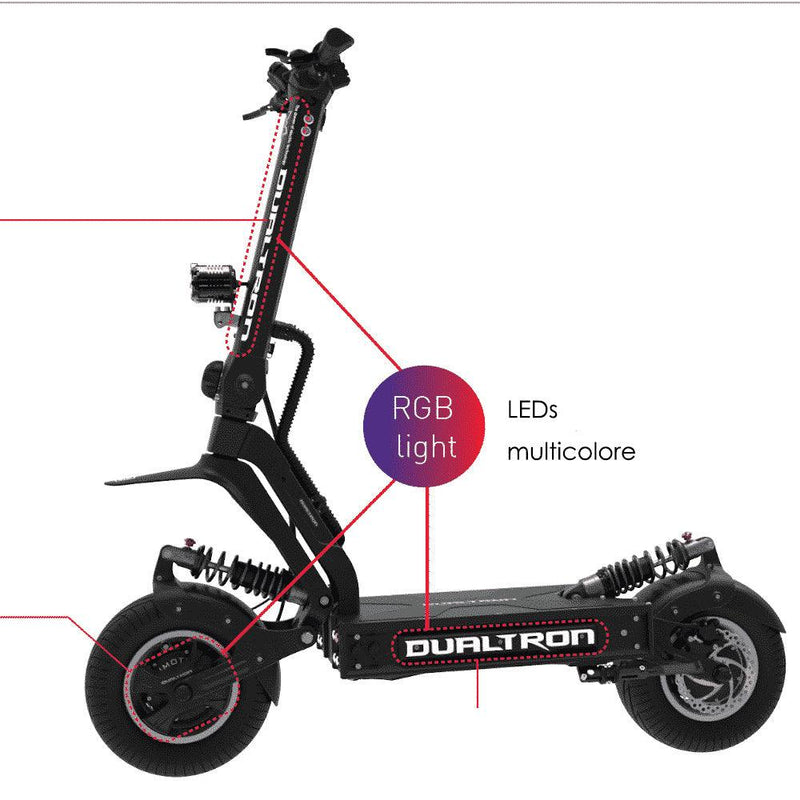 Dualtron 2 EX la trottinette électrique à double roue motrice.