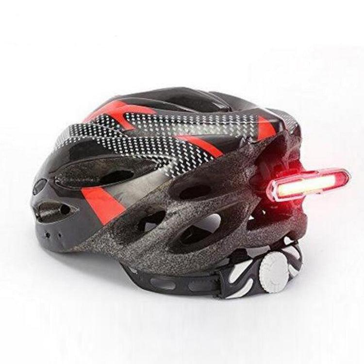 Eclairage à LED Rechargeable par USB pour Casque Moto，Scooter Velo VTT  Trottinette，Clignotant Moto LED feu arrière Rouge Lampe（Noir）