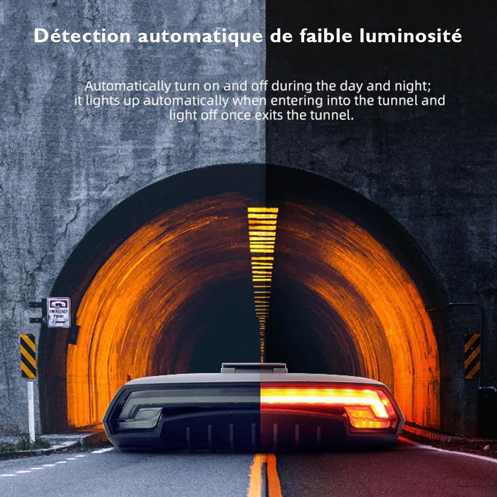 éclairage trottinette électrique custom feu arrière détection faible luminosité automatique