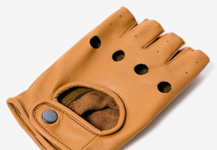 gant velo cuir thousand bullitt gloves marron