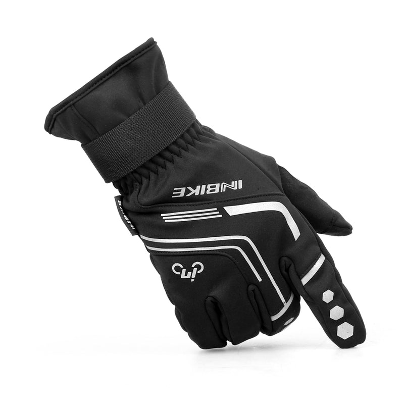 gant velo protection thermique waterproof noir