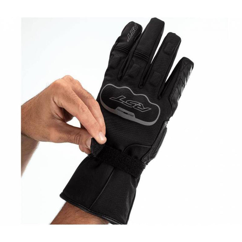 gants rst axiom waterproof textile noir pas cher impermeable velcro manchette