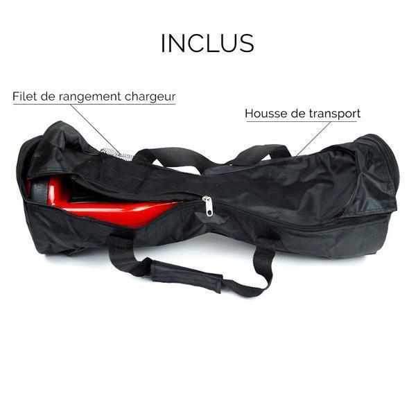 pack hoverkart hoverboard weebot classic noir sac transport