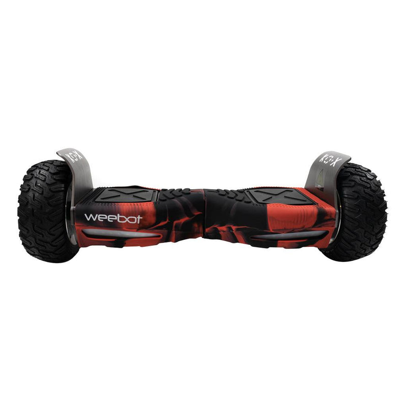 housse hoverboard tout terrain silicone rouge noir
