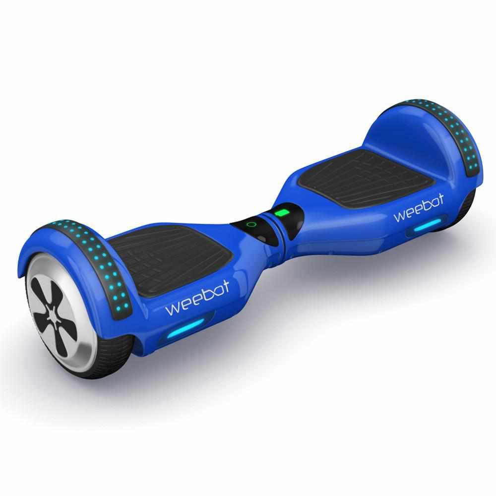 Hoverboard Light Bleu LED Bluetooth Musique 6,5 Pouces - Weebot