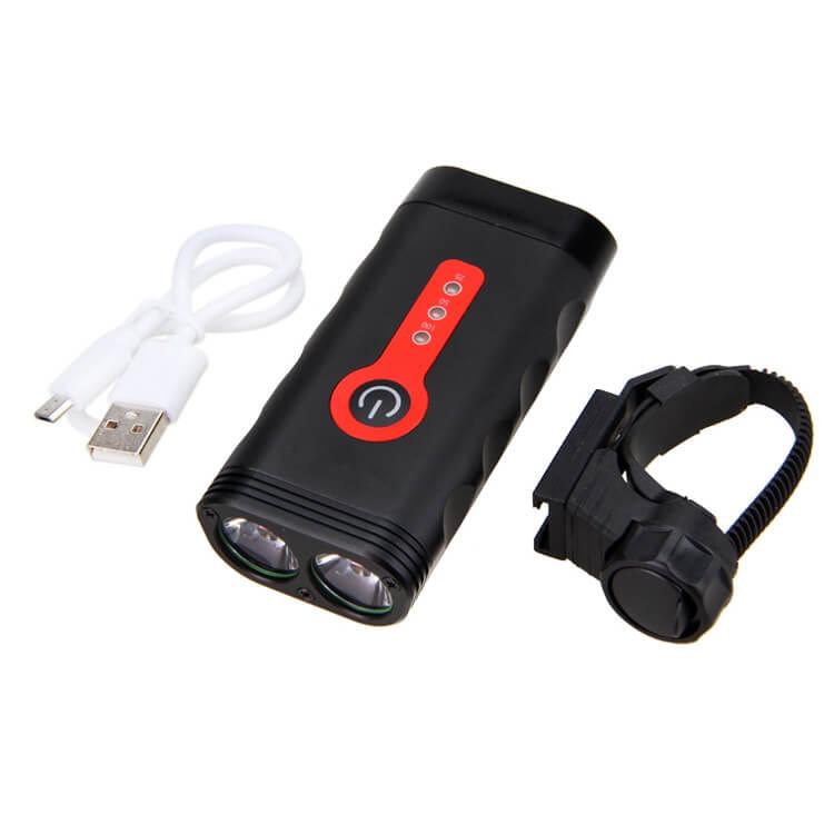 lampe avant velo support etanche cree xlamp batterie