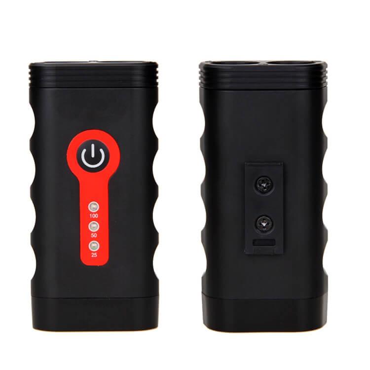 lampe avant velo support etanche cree xlamp rouge noir