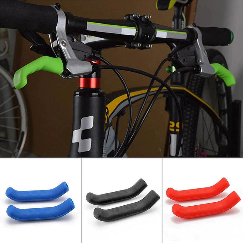 manchon protection housse silicone gel freins velo trottinette pas cher bleu rouge noir