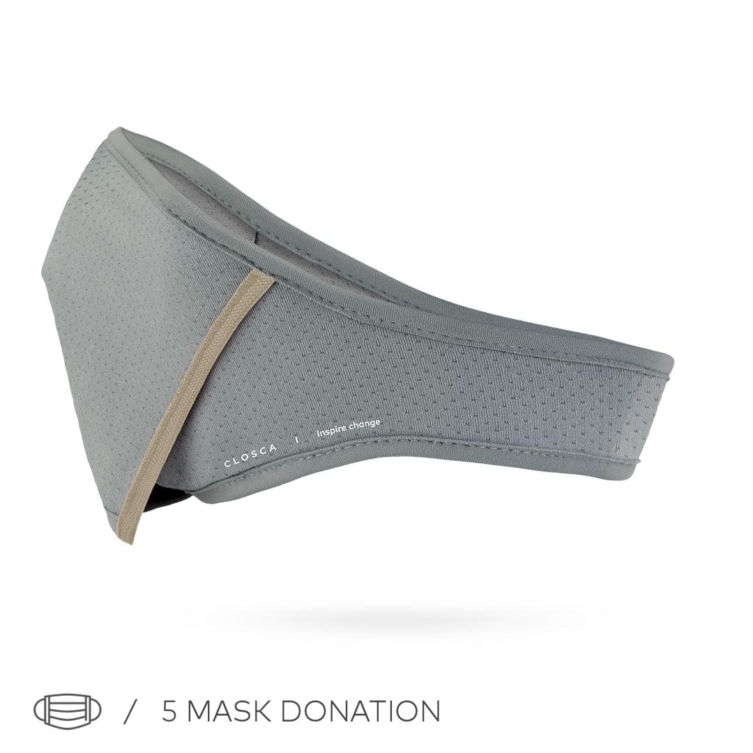 masque anti pollution closca gris beach style