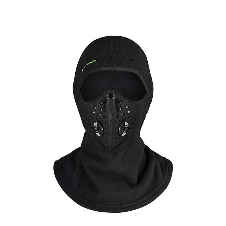 masque anti pollution hiver integral noir pas cher