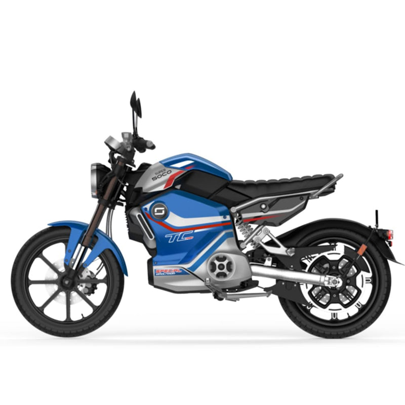 moto electrique super soco tc max pro edition limitee bleue 125cm3 125cc
