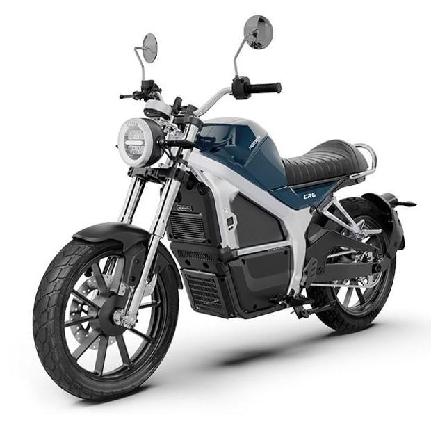 moto electrique horwin cr6 bleu