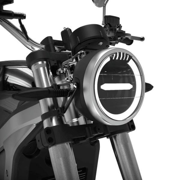 moto electrique horwin cr6 phare avant led
