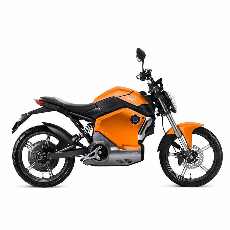 moto electrique super soco ts1200 orange profil