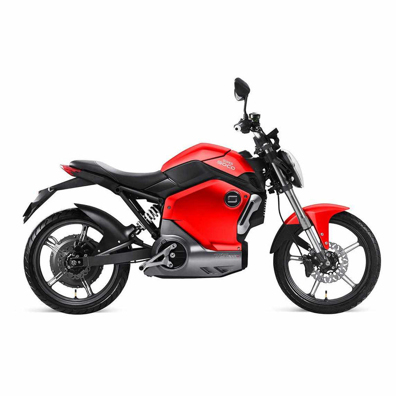 moto electrique super soco ts1200 rouge profil