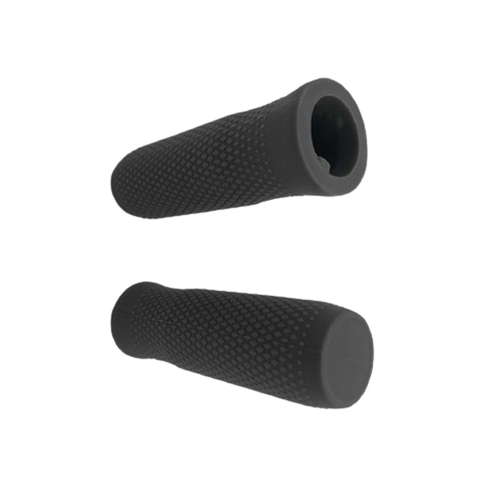 paire poignée guidon trottinette électrique ninebot max es2 es4 e22e plastique gris pas cher
