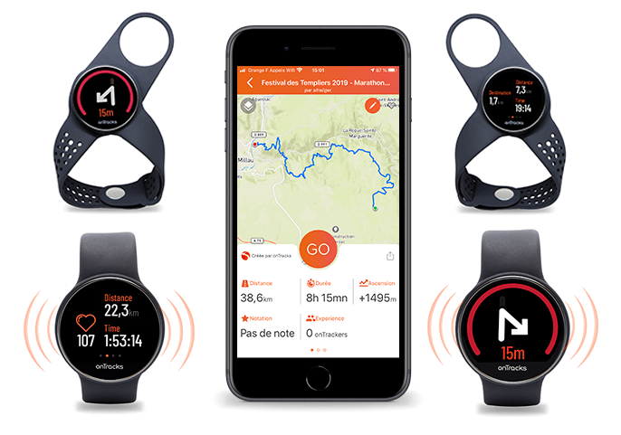Connected tracker onTracks Mobile - GPS by Vibration