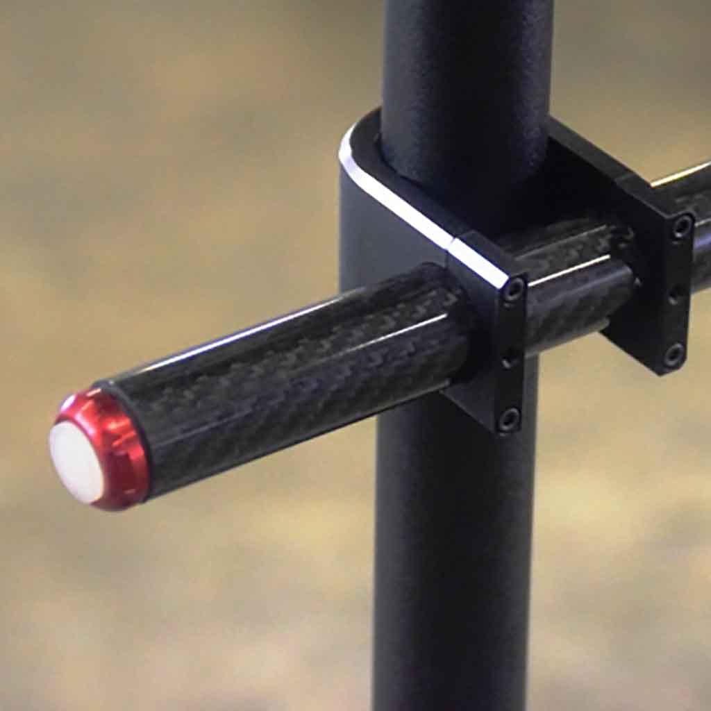 poignee transport enfant carbon revo dualtron kiddy bar rondelle rouge