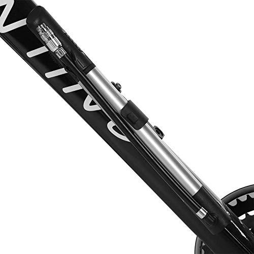 Pompe Vélo Haute Pression 400 PSI 3 En 1 - Pour Fourche, Amortisseur Et Pneus - Manomètre Inclus - Portable
