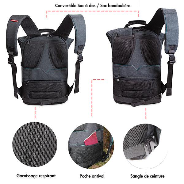 sac a dos vandra homme lifestyle details