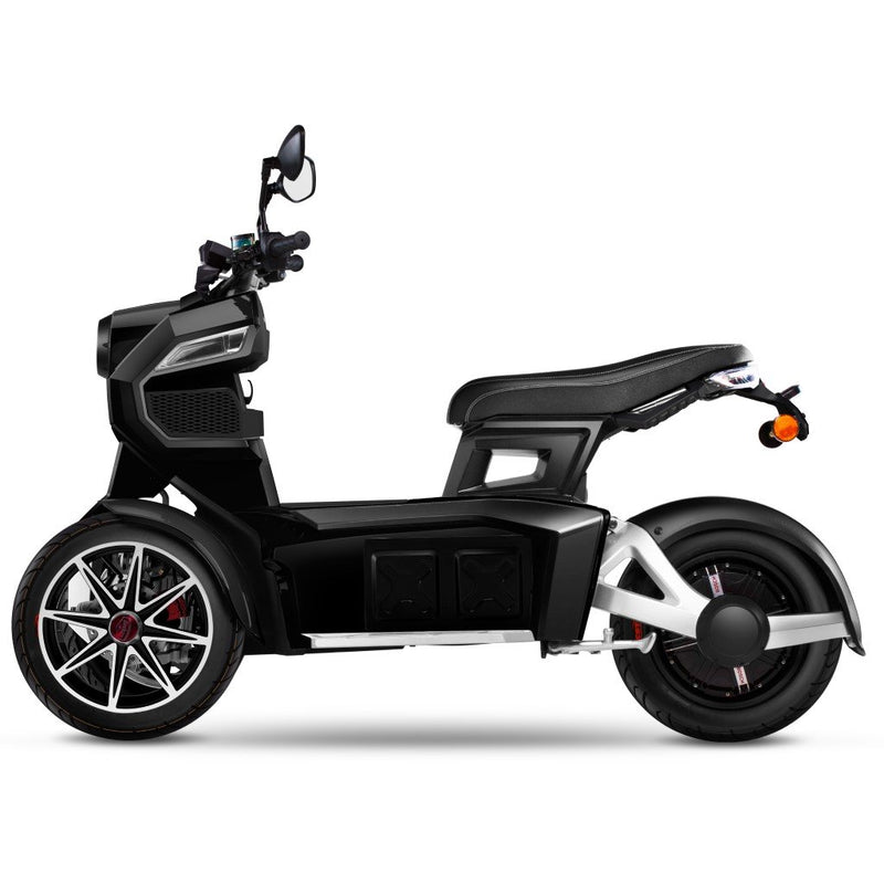 scooter electrique 3 roues doohan itank 125cm3 noir double batterie