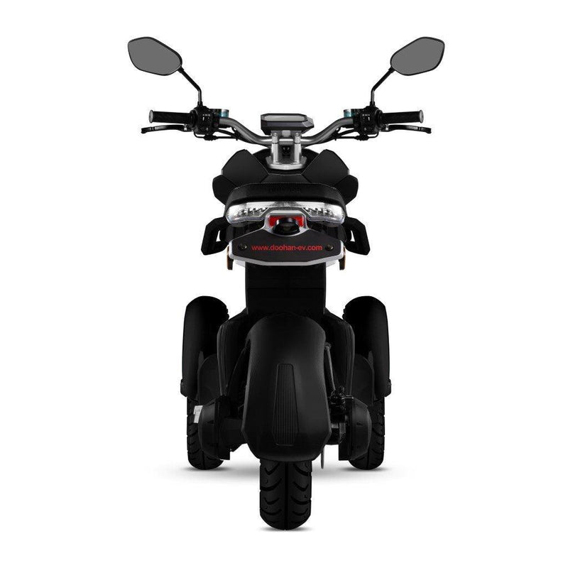 scooter electrique 3 roues doohan itank 125cm3 noir roue arriere