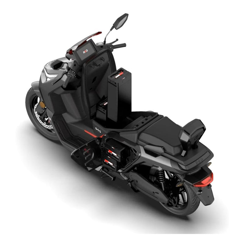 scooter electrique RED Electric Model E100 batterie
