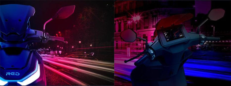 Electric Scooter RED Electric E100 100 cc 220 km Autonomy